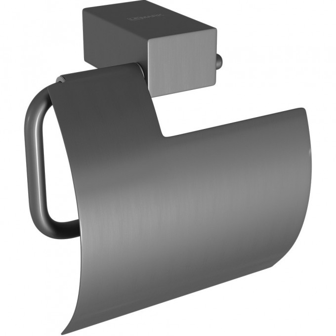 Бумагодержатель LEMARK SMOOTH LINE с крышкой, графит 9726012 Бумагодержатель LEMARK SMOOTH LINE с крышкой, графит 9726012