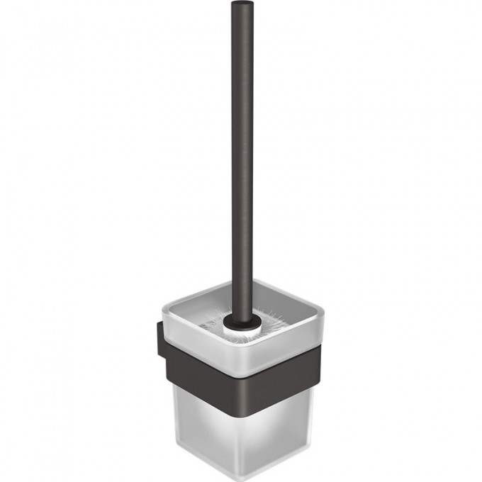 Ершик для унитаза LEMARK SMOOTH LINE с держателем графит 9766021 Ершик для унитаза LEMARK SMOOTH LINE с держателем графит 9766021