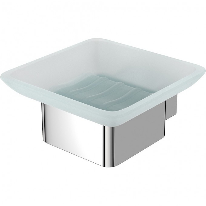 Мыльница LEMARK SMOOTH LINE с держателем, хром 9741016 Мыльница LEMARK SMOOTH LINE с держателем, хром 9741016