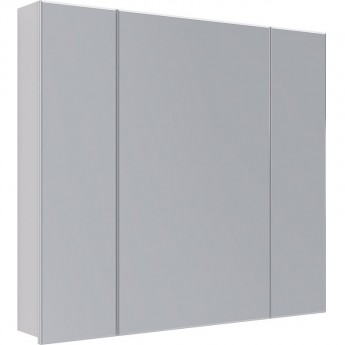 Шкаф зеркальный LEMARK UNIVERSAL 90х80 см 3-х дверный, цвет корпуса белый глянец Шкаф зеркальный LEMARK UNIVERSAL 90х80 см 3-х дверный, цвет корпуса белый глянец