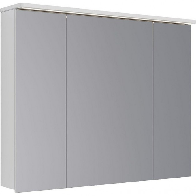 Шкаф зеркальный LEMARK ZENON 100х80 см 3-х дверный, с козырьком-подсветкой, с розеткой, белый глянец LM100ZS-Z Шкаф зеркальный LEMARK ZENON 100х80 см 3-х дверный, с козырьком-подсветкой, с розеткой, белый глянец LM100ZS-Z