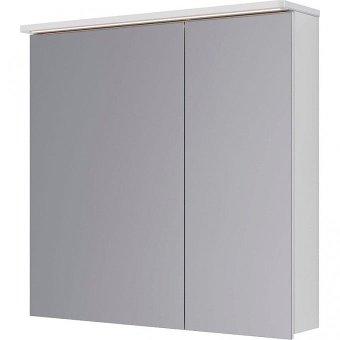 Шкаф зеркальный LEMARK ZENON 80х80 см 2-х дверный, с козырьком-подсветкой, с розеткой, белый глянец LM80ZS-Z Шкаф зеркальный LEMARK ZENON 80х80 см 2-х дверный, с козырьком-подсветкой, с розеткой, белый глянец LM80ZS-Z