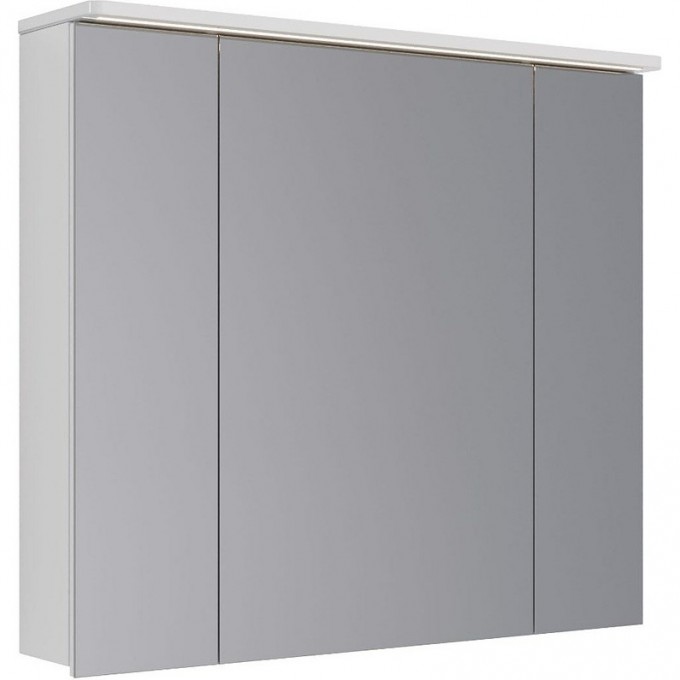 Шкаф зеркальный LEMARK ZENON 90х80 см 3-х дверный, с козырьком-подсветкой, с розеткой, белый глянец LM90ZS-Z Шкаф зеркальный LEMARK ZENON 90х80 см 3-х дверный, с козырьком-подсветкой, с розеткой, белый глянец LM90ZS-Z
