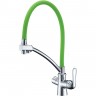 Смеситель LEMARK COMFORT LM3070C-Green для кухни с подключением к фильтру