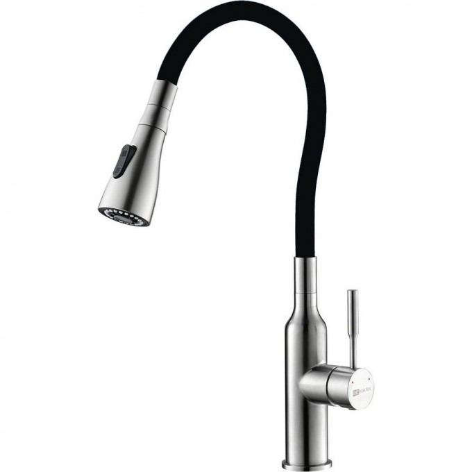 Смеситель LEMARK EXPERT для кухни с гибким изливом LM5082S-Black Смеситель LEMARK EXPERT для кухни с гибким изливом LM5082S-Black