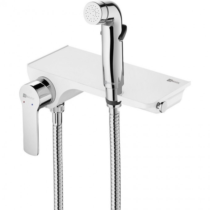 Смеситель LEMARK SOLO с гигиеническим душем LM7168CW Смеситель LEMARK SOLO с гигиеническим душем LM7168CW