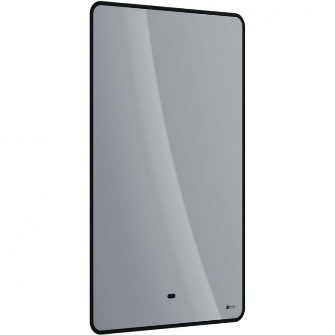 Зеркало LEMARK MIOBLACK 50х80 см с интерьерной подсветкой, с подогревом LM50ZM-black Зеркало LEMARK MIOBLACK 50х80 см с интерьерной подсветкой, с подогревом LM50ZM-black